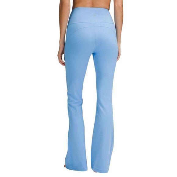 Lululemon Groove Super-High-Rise Flared Pant Nulu *Regular Aero Blue - Picture 5 of 11